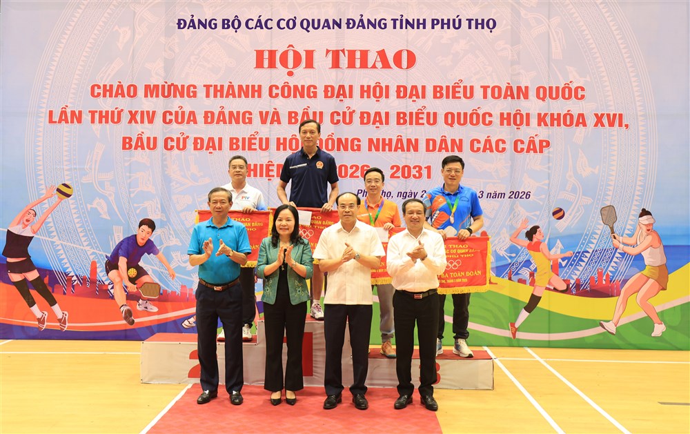 Hội thao Đảng bộ các cơ quan Đảng tỉnh năm 2026