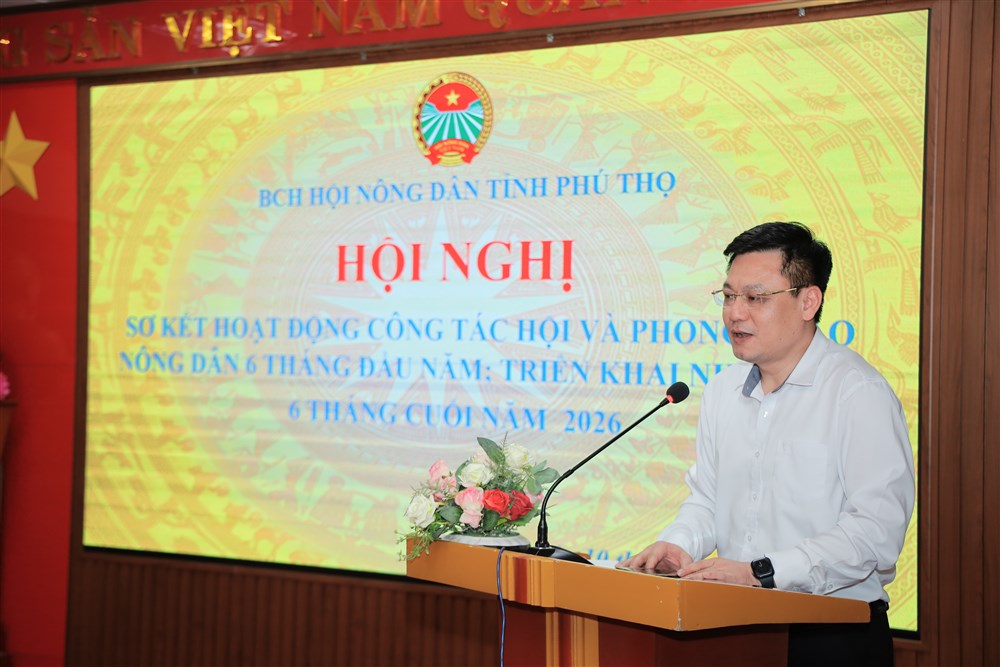 Hội nghị sơ kết công tác Hội  và phong trào nông dân 6 tháng đầu năm 2026