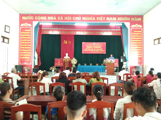 Khai giảng 02 lớp sơ cấp nghề tại huyện Tam Nông và Thanh Sơn