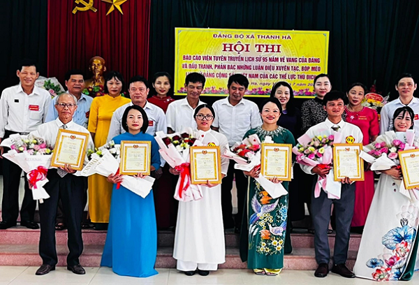 Hội thi báo cáo tuyên truyền lịch sử 95 năm vẻ vang của Đảng và đấu tranh phản bác những luận điệu xuyên tạc của các thế lực thù địch