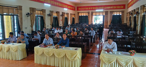 Xã Thọ Văn, huyện Tam Nông - Bế giảng lớp đào tạo nghề cho hội viên nông dân