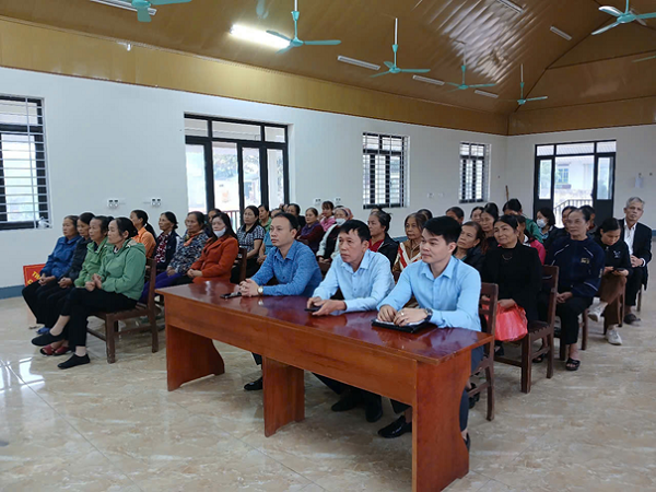 HND xã Ngọc Quan, huyện Đoan Hùng phối hợp Khai giảng lớp trồng lúa năng suất cao cho bà con nông dân