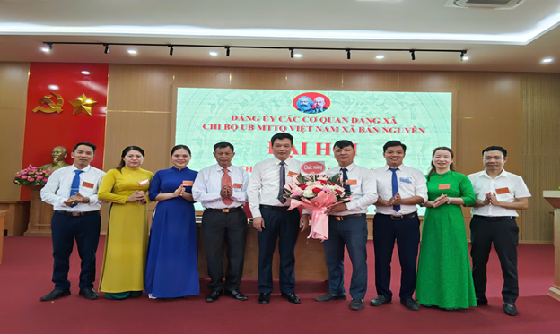 CHI BỘ CƠ QUAN UBMTTQ XÃ BẢN NGUYÊN TỔ CHỨC ĐH LẦN THỨ I,NHIỆM KỲ 2025 – 2030