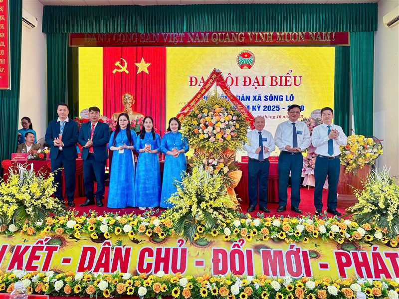 Đại hội đại biểu Hội Nông dân xã Sông Lô lần thứ I, nhiệm kỳ 2025-2030