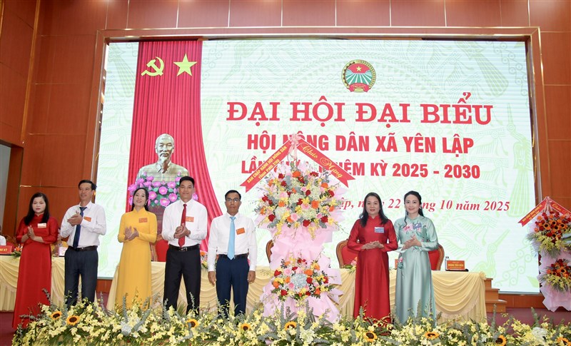 Đại hội đại biểu Hội Nông dân xã Yên Lập lần thứ I, nhiệm kỳ 2025 - 2030