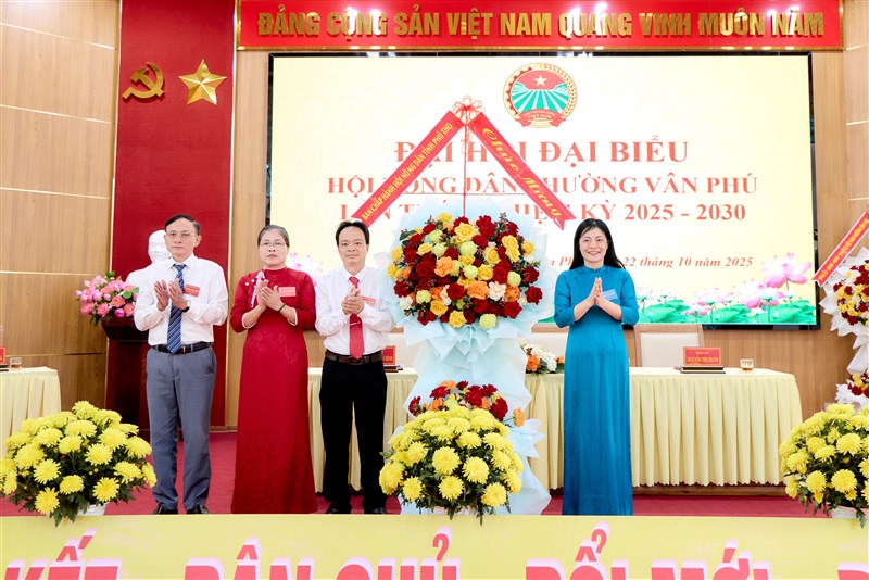 Đại hội đại biểu Hội Nông dân phường Vân Phú lần thứ I, nhiệm kỳ 2025-2030