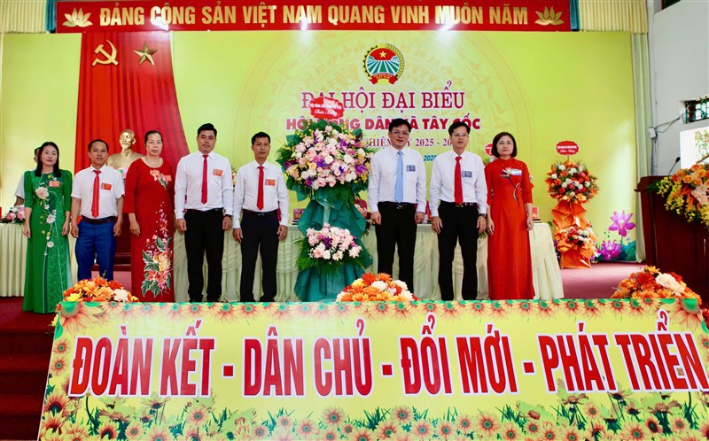 Đại hội Đại biểu Hội Nông dân xã Tây Cốc lần thứ I, nhiệm kỳ 2025-2030