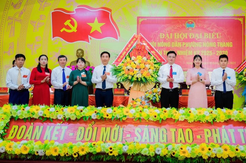 Đại hội đại biểu Hội Nông dân phường Nông Trang lần thứ I, nhiệm kỳ 2025 - 2030