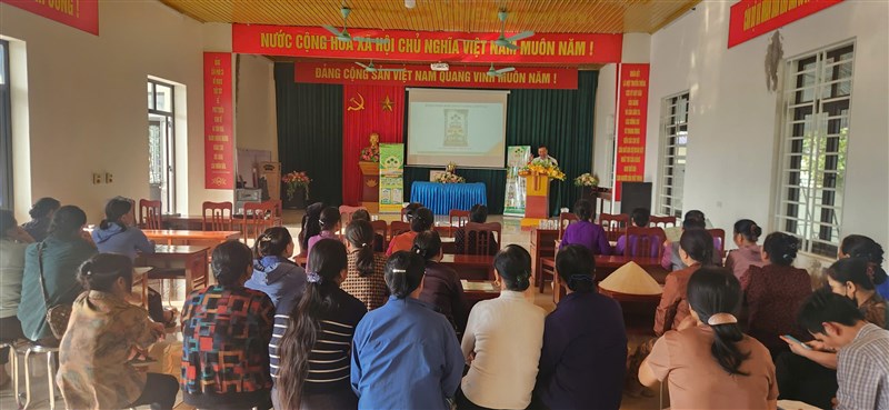 Hội Nông dân xã Thanh Thủy tổ chức tập huấn hướng dẫn sử dụng phân bón Lâm Thao