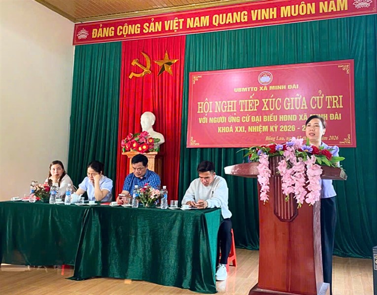 Hội Nông dân xã Minh Đài đẩy mạnh công tác tuyên truyền bầu cử  đại biểu Quốc hội và đại biểu Hội đồng nhân dân các cấp,  nhiệm kỳ 2026 – 2031