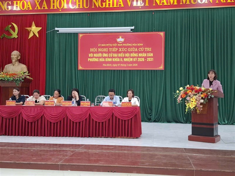 Hội Nông dân phường Hòa Bình có 07 cán bộ Hội tham gia ứng cử Đại biểu Hội đồng nhân dân phường nhiệm kỳ 2026 - 2031