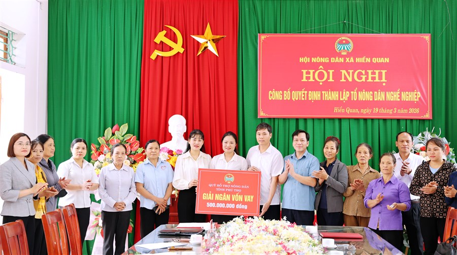HỘI NÔNG DÂN TỈNH PHÚ THỌ THẨM ĐỊNH, GIẢI NGÂN NGUỒN VỐN QUỸ HTND