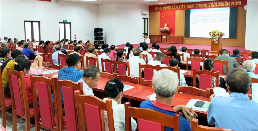 Hội Nông dân xã Bản Nguyên tổ chức tập huấn sử dụng thuốc bảo vệ thực vật an toàn và phòng trừ sâu bệnh trên cây lúa vụ chiêm xuân 2026