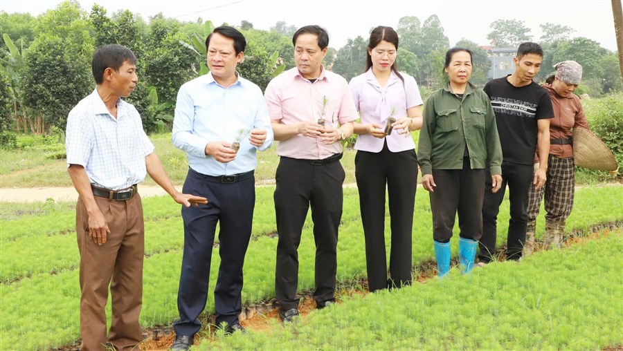 KHẢO SÁT CÁC MÔ HÌNH NÔNG NGHIỆP TIÊU BIỂU,  ĐỊNH HƯỚNG PHÁT TRIỂN KINH TẾ TẬP THỂ VÀ ỨNG DỤNG CHUYỂN ĐỔI SỐ TRONG SẢN XUẤT NÔNG NGHIỆP TẠI XÃ ĐOAN HÙNG