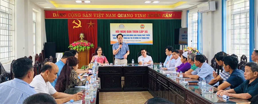 Hội nghị bàn tròn cấp xã Chương trình FFF II: Thúc đẩy phát triển kinh tế nông lâm nghiệp bền vững