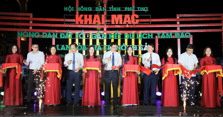 TUẦN LỄ TRƯNG BÀY NÔNG SẢN TỈNH PHÚ THỌ TẠI TAM ĐẢO,  LAN TỎA GIÁ TRỊ, MỞ RỘNG KẾT NỐI TIÊU THỤ