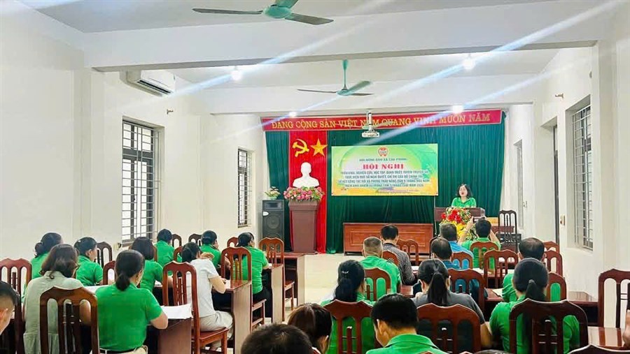 Hội Nông dân xã Cao Phong quán triệt nghị quyết, sơ kết công tác Hội 9 tháng đầu năm 2026