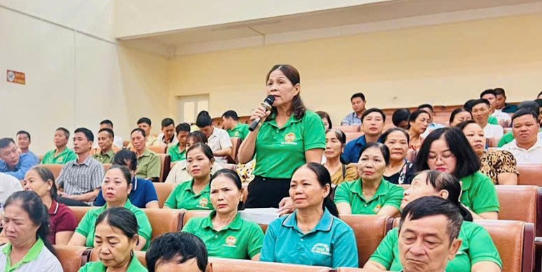 Cao Phong tổ chức đối thoại giữa lãnh đạo cấp ủy, chính quyền với cán bộ, hội viên nông dân, phụ nữ